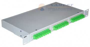 Кросс NTSS распределительный укомплектованный 1U 19" 24-SC/APC Кросс NTSS распределительный укомплектованный 1U 19" 24-SC/APC